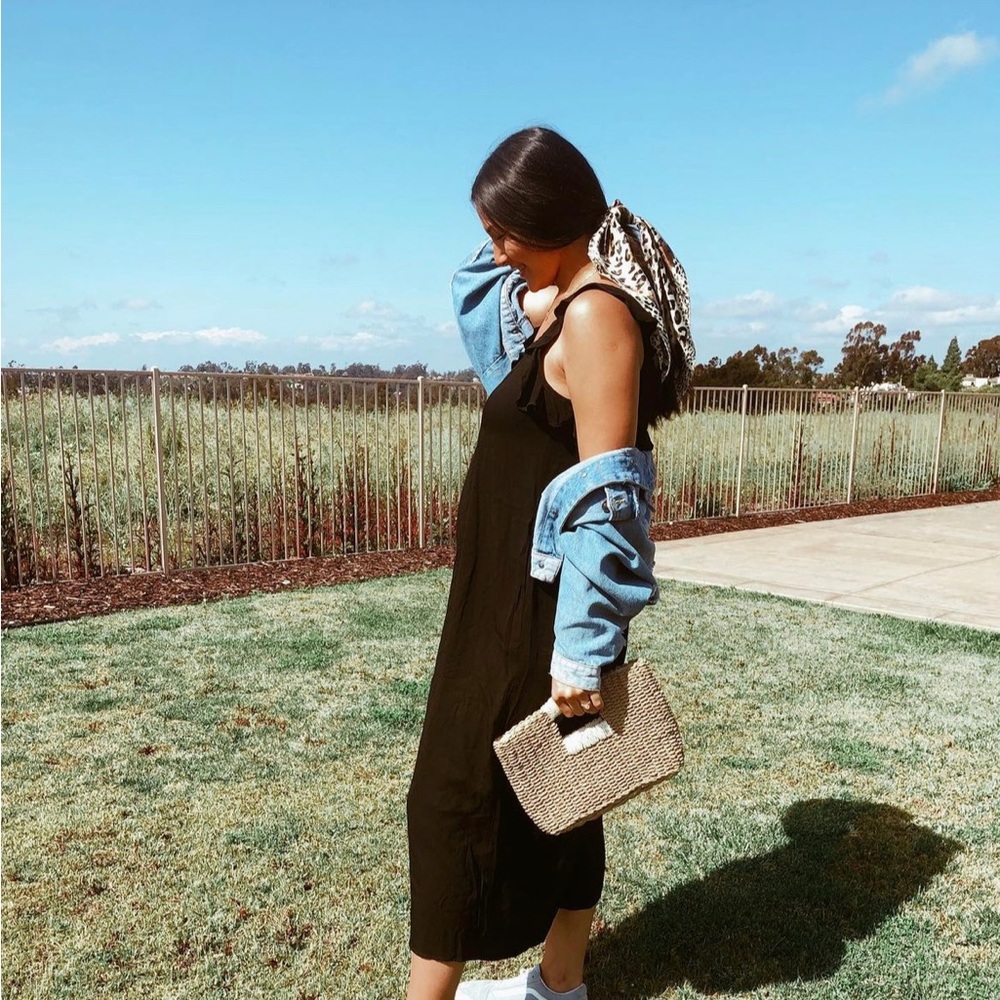 Black Maternity Jumpsuit